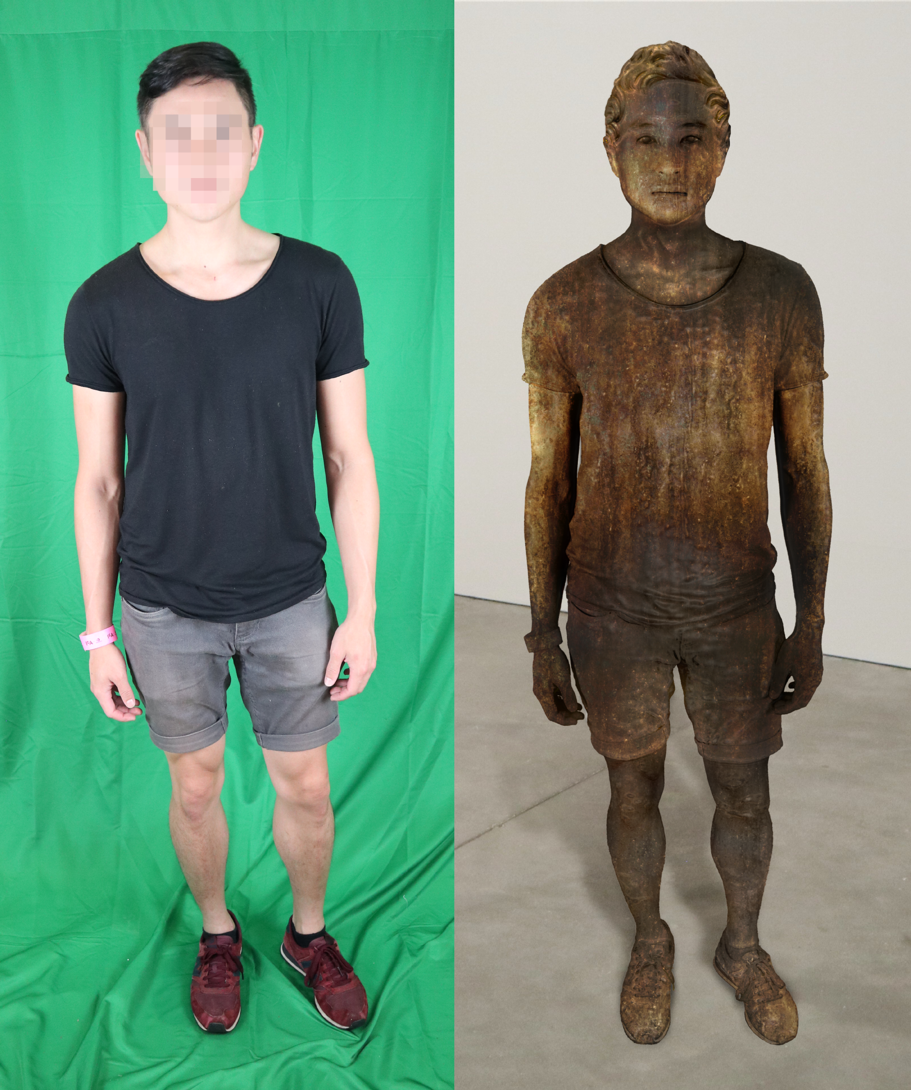 Basalt Statue (photo manipulation)